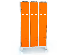 Cloakroom locker Z-shaped doors ALDOP with feet 1920 x 1050 x 500
